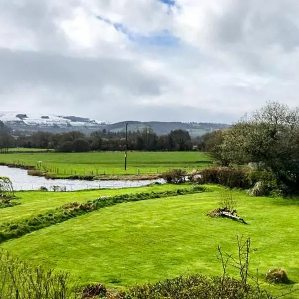 Riverside Chalet in heart of Lampeter, West Wales，位于兰彼得的酒店