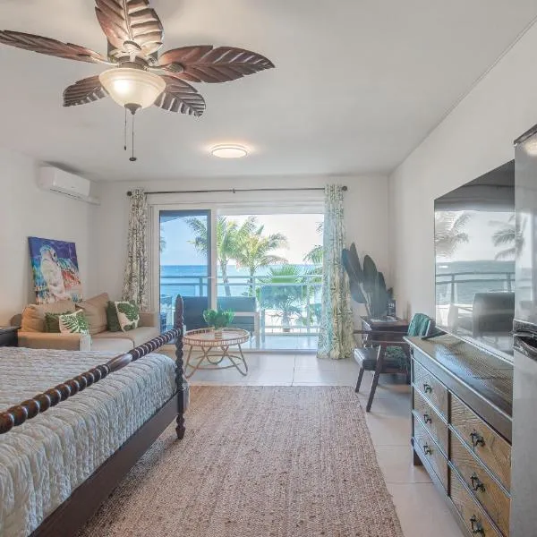 Maho Beach House - Luxe Studio - Ocean View，位于马霍礁的酒店