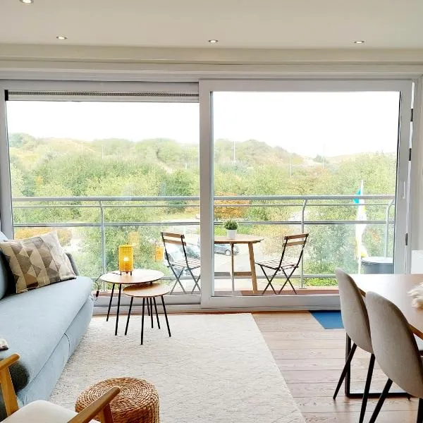 Studio 3 Bredene met strandcabine，位于布列登的酒店