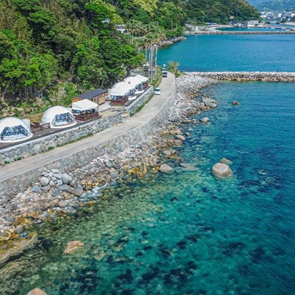ITOSHIMA SDGs Village Chikyu MIRAI -海の大パノラマ-全室オーシャンビューのドームテント，位于Itoshima的酒店