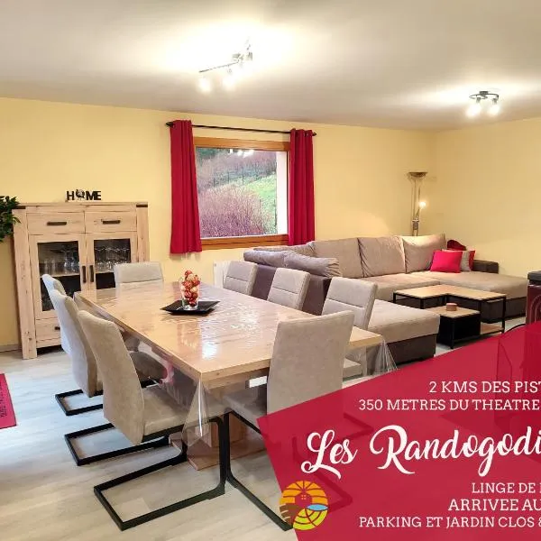 Les Randogodilleurs avec Jacuzzi à 2kms des pistes et 350m du Théatre du Peuple !，位于比桑的酒店