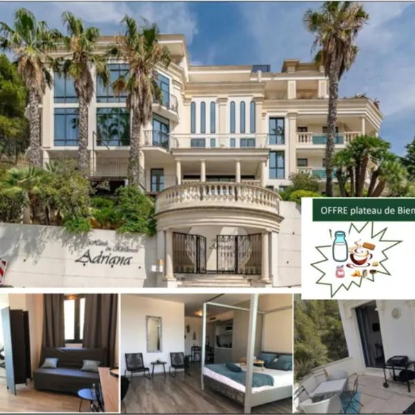 grand studio terrasse de standing vue mer et village，位于卡里勒鲁埃的酒店
