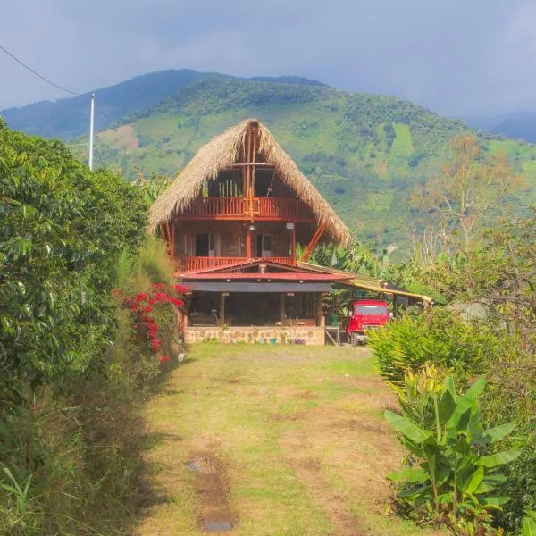 hospedaje rural finca cafetera La Maloka，位于贾丁的酒店