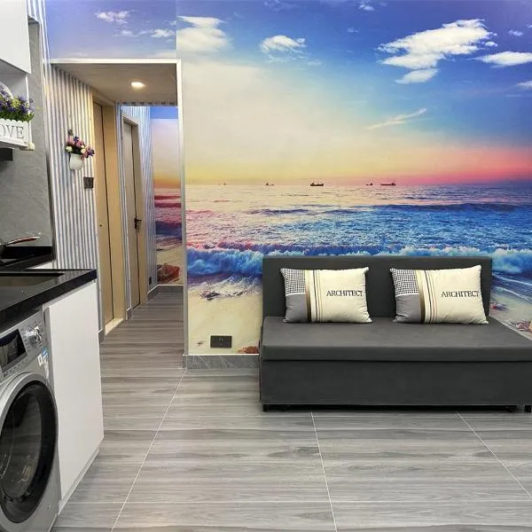 3BR Romantic apt, 2mins MTR, 8pax，位于香港的酒店