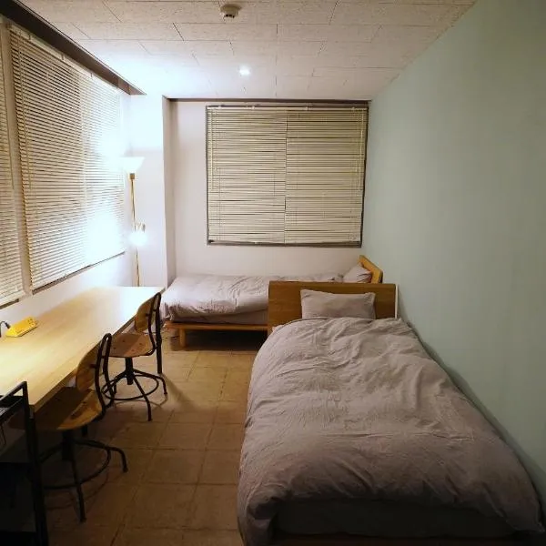 La Union Twin room with share bath room - Vacation STAY 31448v，位于福岛的酒店