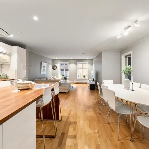 Fløyen Lux Apartment，位于卑尔根的酒店