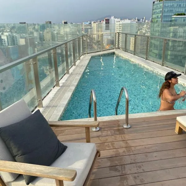 Moderno departamento Miraflores 360，位于利马的酒店