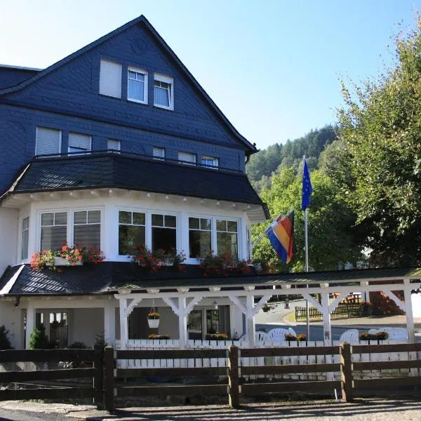 Gasthof-Pension Hunaustuben，位于梅舍德的酒店