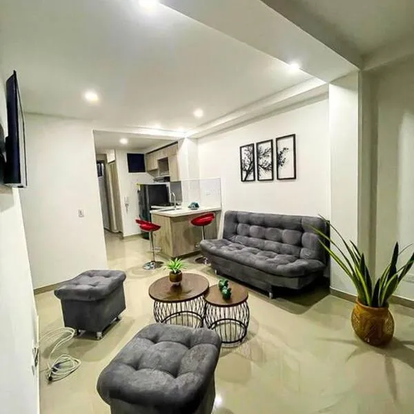 Apartamento encantador en bello(cabañas)，位于贝约的酒店