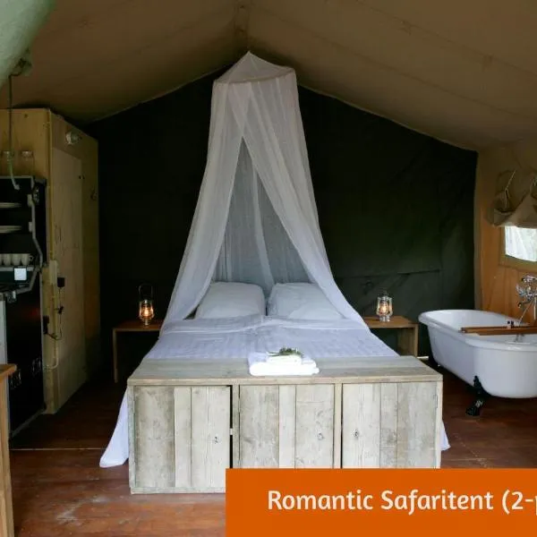 Safaritents & Glamping by Outdoors，位于霍尔滕的酒店