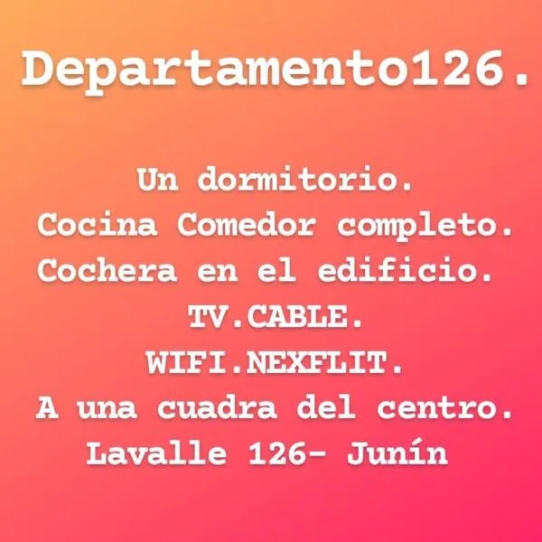Departamento126，位于Agustín Roca的酒店