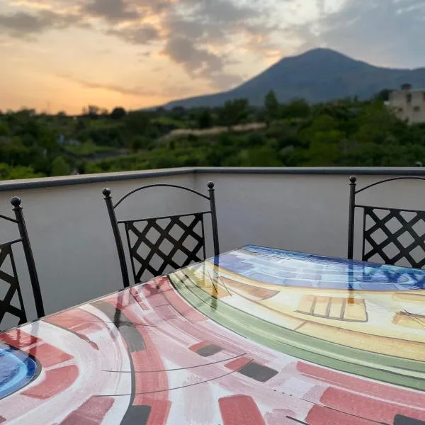 Villa Manzo-Pompei Vesuvius，位于博斯科特雷卡塞的酒店