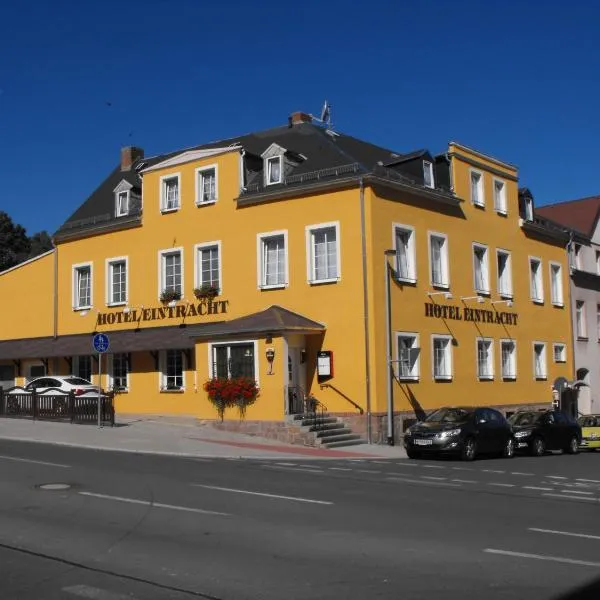 Hotel Eintracht，位于Kriebstein的酒店