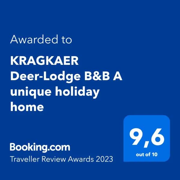 KRAGKAER Deer-Lodge B&B A unique holiday home，位于诺多斯特的酒店