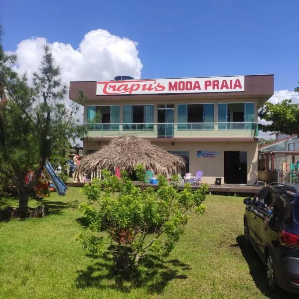 Pousada Pegadas na Areia，位于Enseada do Brito的酒店