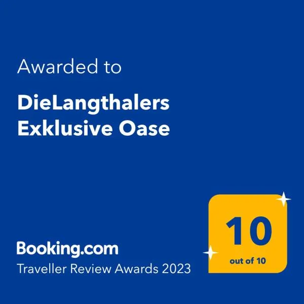 DieLangthalers Exklusive Oase，位于赛尔斯贝格的酒店