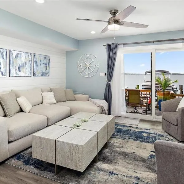 Sunset Fishing Paradise 3b b Bay Front Townhome，位于大洋城的酒店