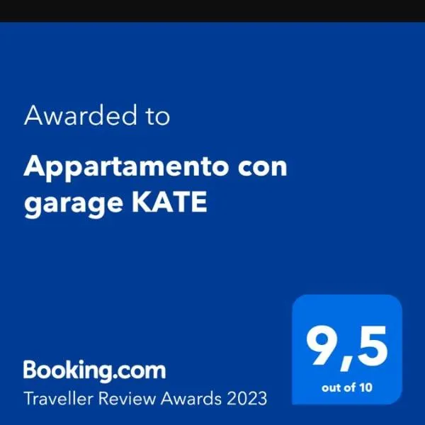 Appartamento con garage KATE，位于热那亚的酒店