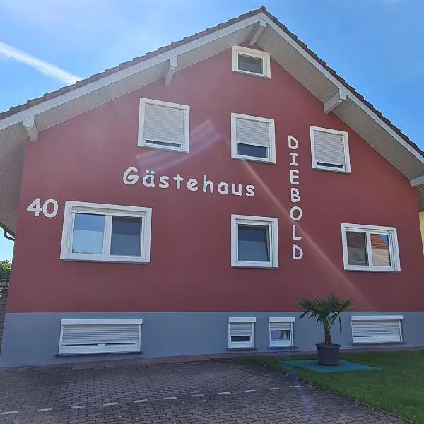 Gästehaus Alwin Diebold - 5 Gehminuten zum Europapark，位于鲁斯特的酒店