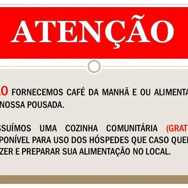 POUSADA RECANTO DO TRABALHADOR，位于Rancharia的酒店
