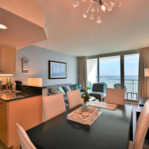 Luxury 2 bedroom 2 bathroom Ocean Front Condo on the 12th floor for 8，位于默特尔比奇的酒店