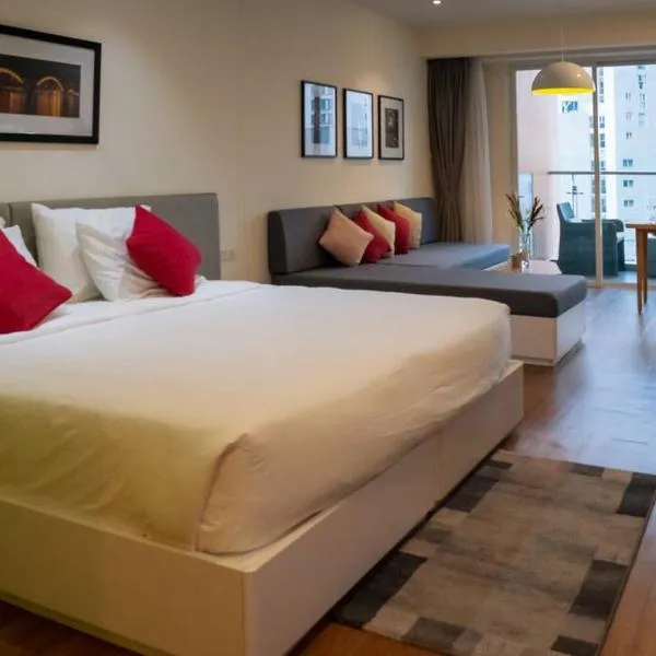 Chic Nha Trang Ocean View Studio With Pool，位于芽庄的酒店