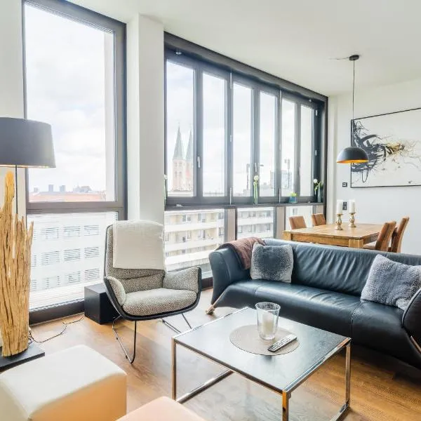 Panorama Bliss - Luxus Apartment in Braunschweig's Altstadt，位于布伦瑞克的酒店