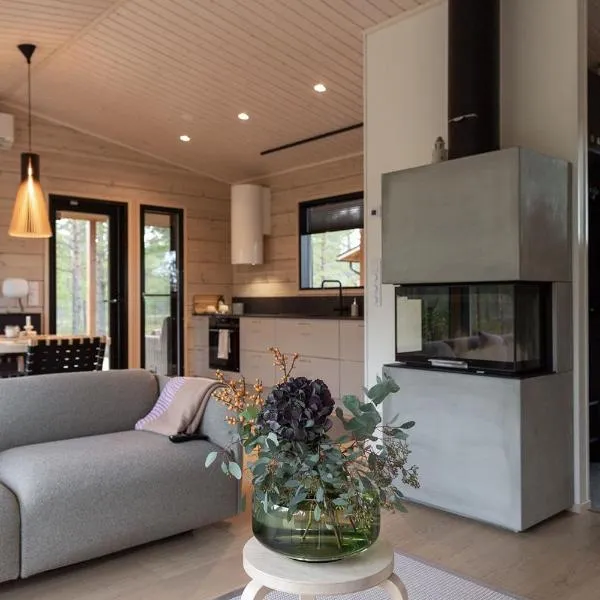 Hirsihuvila Villa Letto, pihasauna & ulkoporeamme，位于卡拉约基的酒店