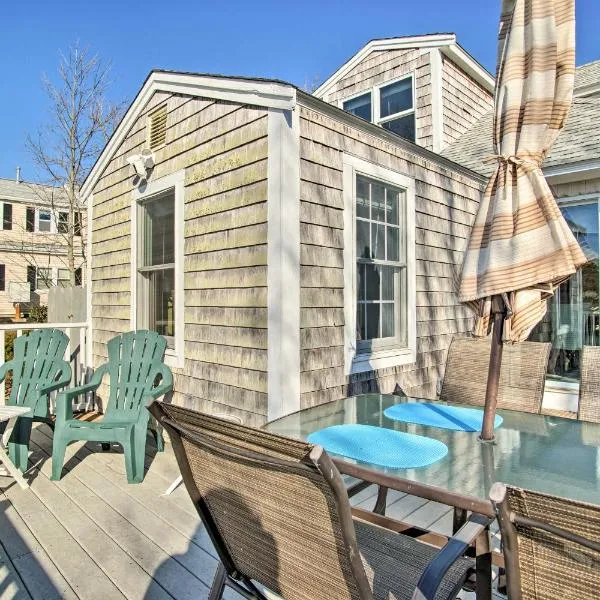 Pet-Friendly Hyannis Home with Deck and Stream Views!，位于巴恩斯特布尔的酒店