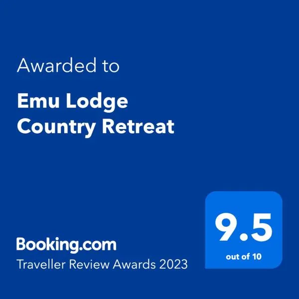 Emu Lodge Country Retreat，位于Ballan的酒店