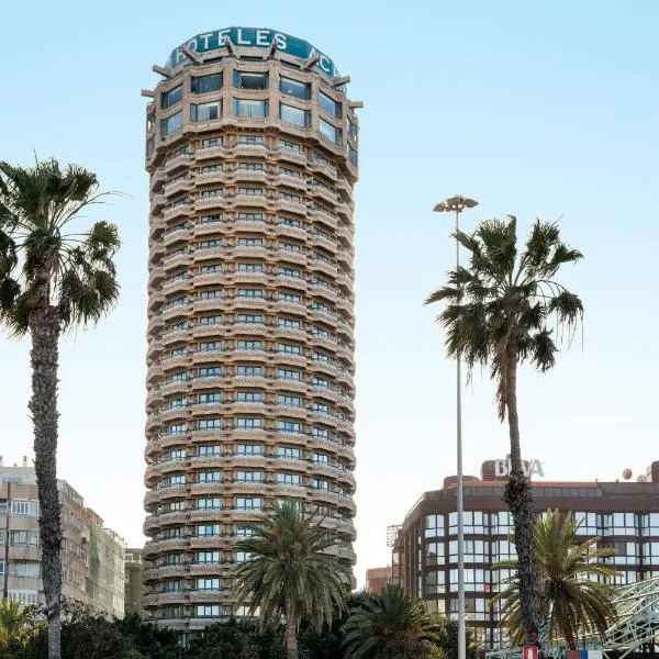 大加那利万豪AC酒店，位于大加那利岛拉斯帕尔马斯的酒店