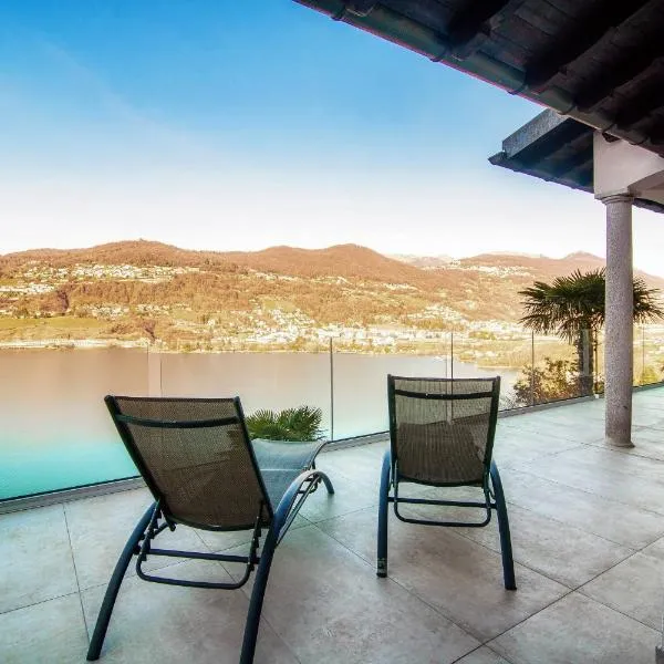 La Palma 2 by Quokka 360 - spacious flat with lake view，位于Montagnola的酒店