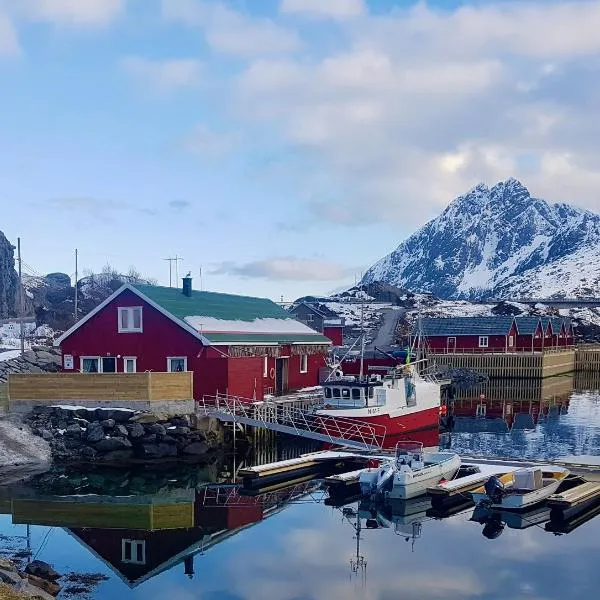 Fishermans Rorbu 3 - Lofoten，位于Nusfjord的酒店