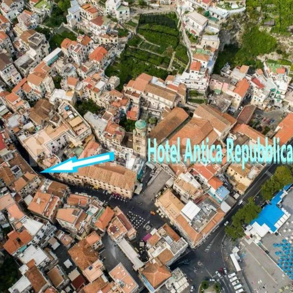 Hotel Antica Repubblica in Amalfi center at 100mt from the sea with payment parking，位于阿马尔菲的酒店