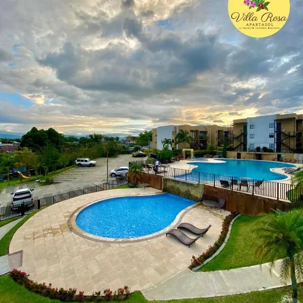 Apartasol Villa Rosa, Reserva de la Colina, La Tebaida, Quindio，位于La Tebaida的酒店