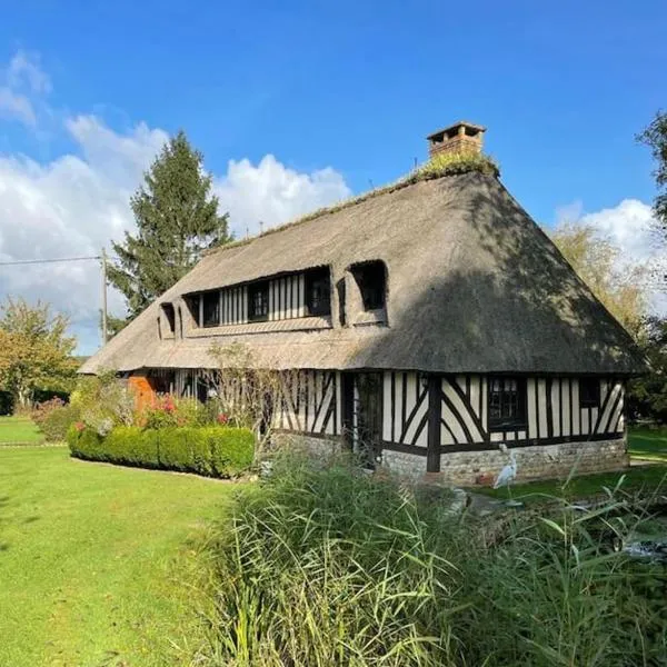 Maison et dépendance haut de gamme proche de Deauville-Trouville，位于Les Authieux-sur-Calonne的酒店