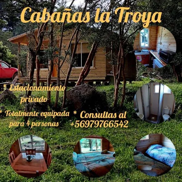 Cabaña La Troya，位于Las Gualas的酒店