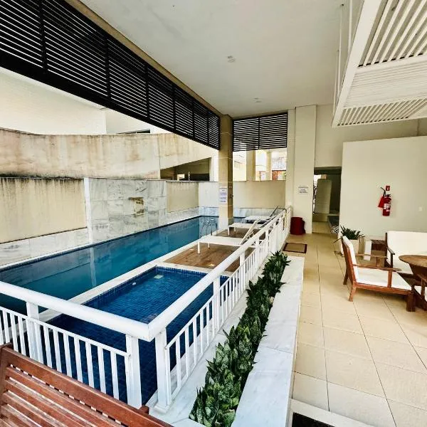 Mediterrâneo 507 - Todo Equipado, Ar Condicionado, Churrasqueira na Varanda, Internet Fibra 600MB, Estacionamento Grátis，位于卡波布里奥的酒店