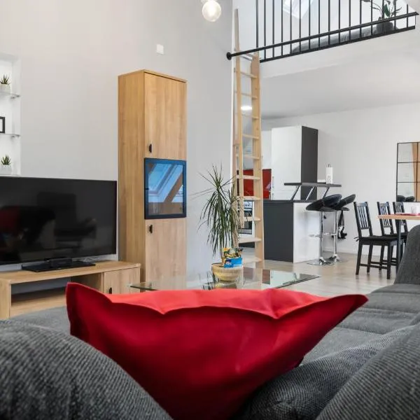 Modernes 3-Zimmer Loft mit Balkon Hennesee 5 min，位于埃斯洛黑的酒店