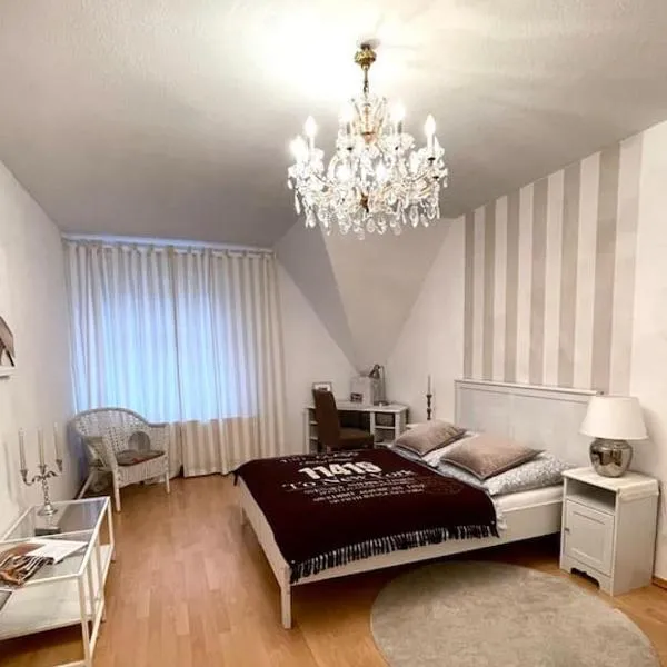 Dachgeschosswohnung mit 2 Schlafzimmern Zentrum Nord mit Aufzug,位于莱比锡的酒店
