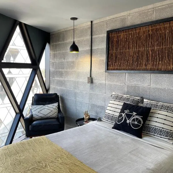 Loft industrial vista a los volcanes，位于乔卢拉的酒店