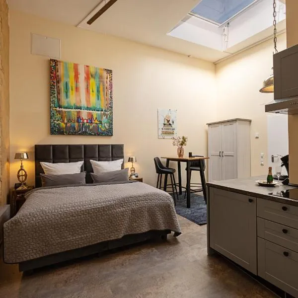 Fabric Apartments，位于厄姆河畔的德廷根的酒店