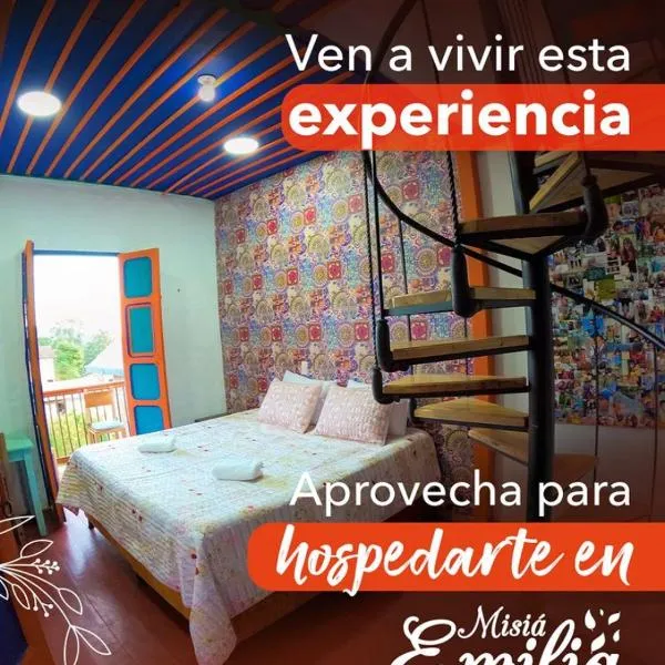 Misiá Emilia, Café - Hostal，位于La Cumbre的酒店