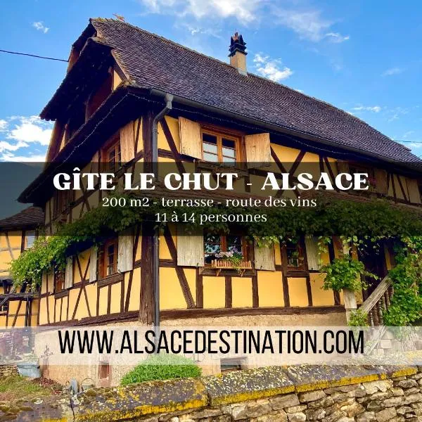 Gîte Le Chut - Piscine chauffée - 11 à 14 personnes，位于Rangen的酒店