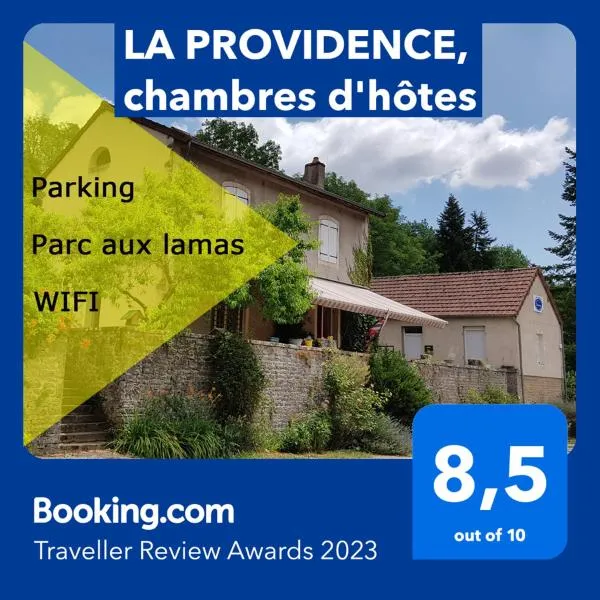 LA PROVIDENCE, chambres d'hôtes，位于Saint-Jean-de-Trézy的酒店
