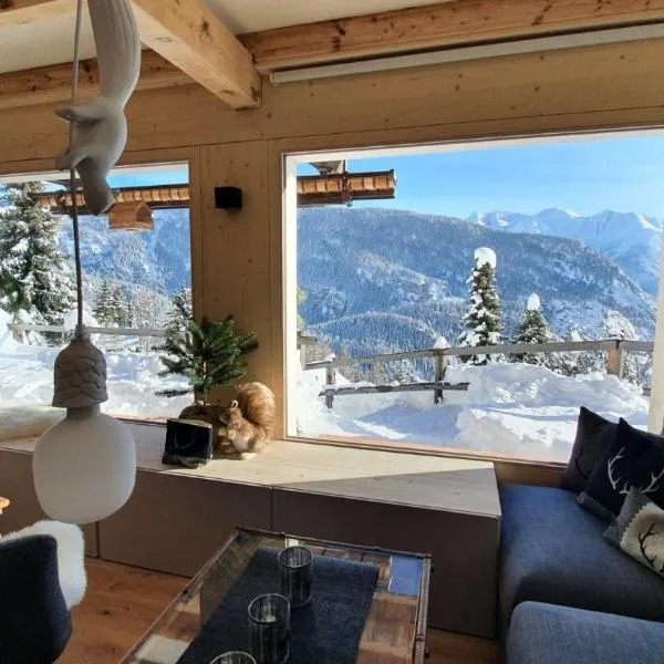 Chalet Baumfuchs direkt an der Talabfahrt Belalp，位于布拉腾的酒店