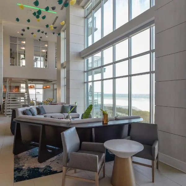 Residence Inn by Marriott Myrtle Beach Oceanfront，位于默特尔比奇的酒店