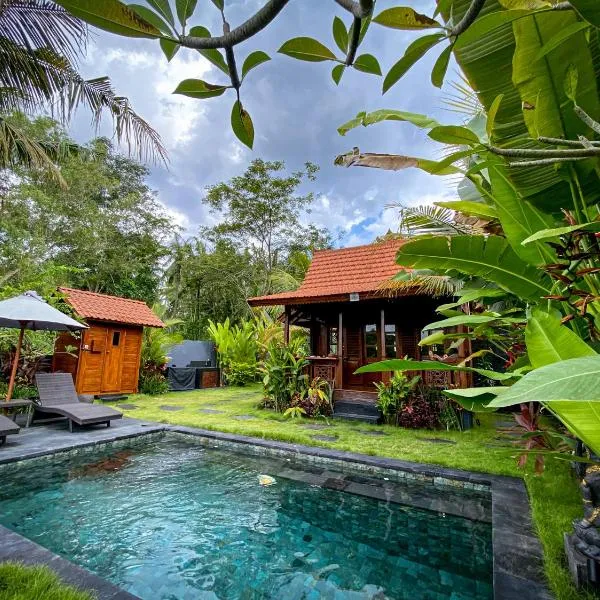 The Hidden Escapes Manggis- Stunning Hidden Gem Villa with Pool, Sauna & Ice Bath，位于八丹拜的酒店