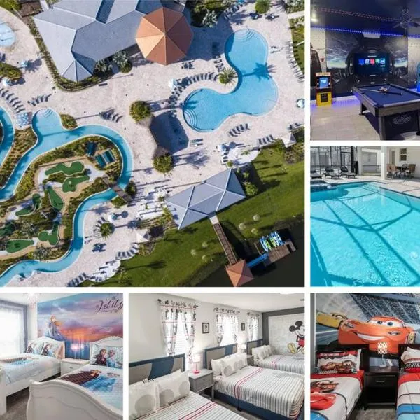 Luxury 9BR Villa @ Storey Lake Resort Near Disney，位于基西米的酒店