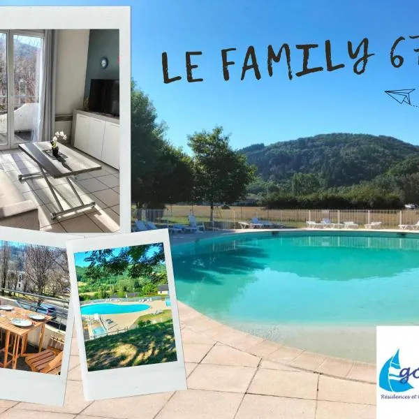 T2 avec piscine-Le family 67，位于Pierrefiche的酒店